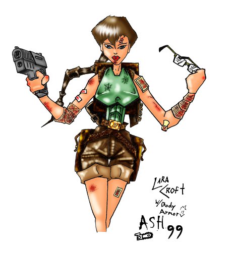 State law requires everyone to draw atleast 1 Lara Croft pic.