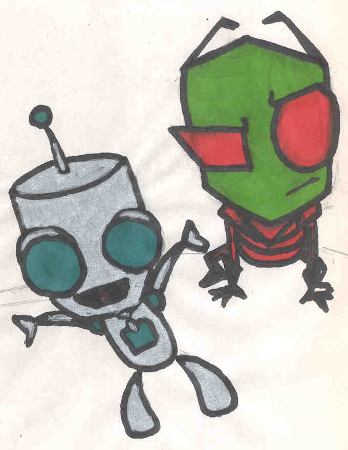 Zim and Gir