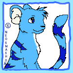 Lil Blue tiger icon (Blue Kougra)