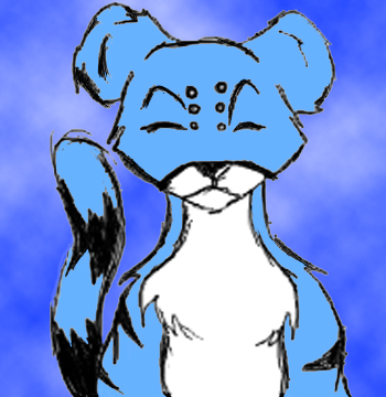 Blue lil. Kougra.