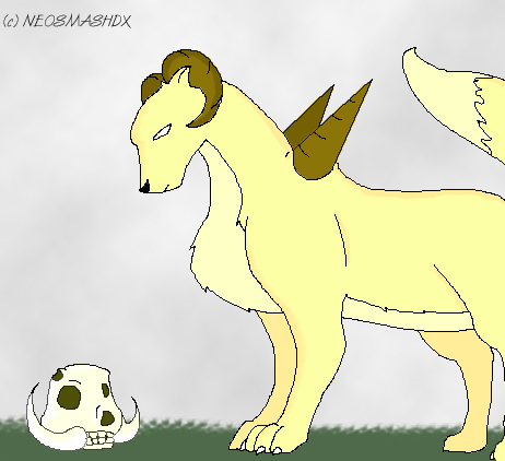 Yellow mutant lupe (mutant wolf)