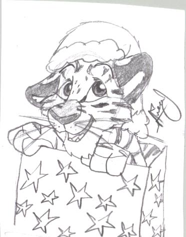 Christmas Tiger Cub!