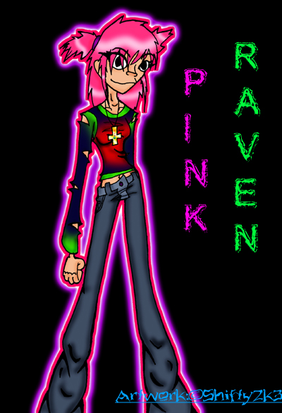 Pink Raven